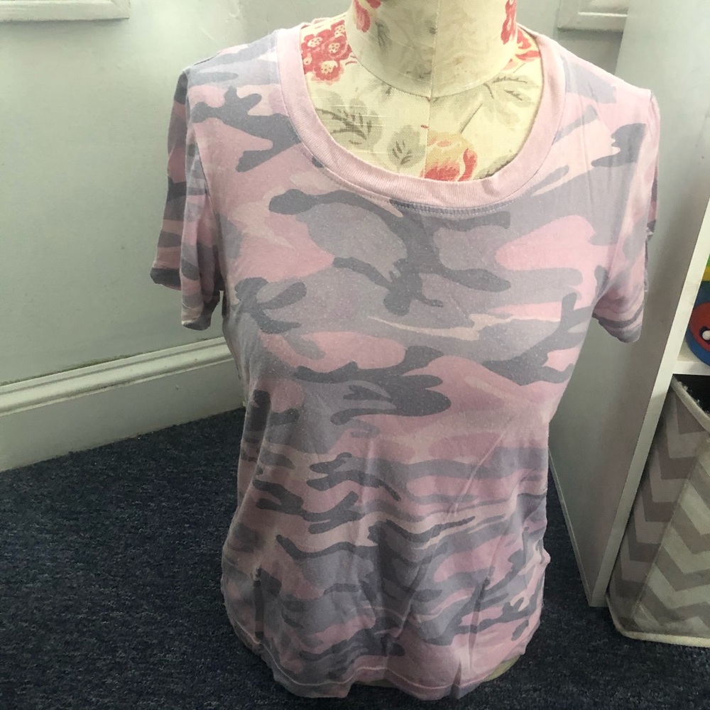 Pink Camo Tee